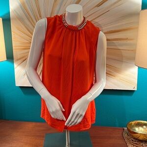 Kors orange chain top